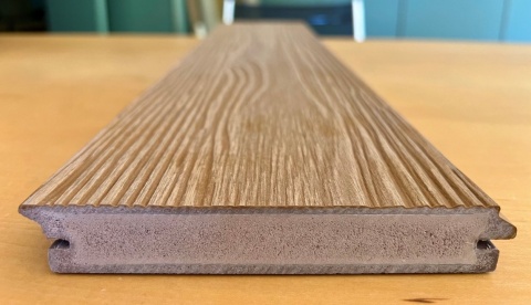 Deck compozit, Exterpark Tech Supreme, Burma , Sistem Instalare Magnet, 23x145x2200 mm 3