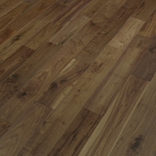 Parchet stratificat nuc american, Lounge, o lamela, 400-1400x150x14/3mm, HERLOU-WAL010 2