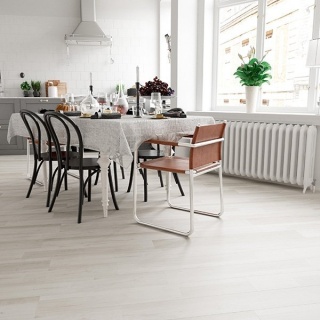 Pardoseala SPC, Compozit Vinil cu Piatra (parchet pietrificat), Classic - Oak Volga, Alb-Gri,1221x182x5/0.4mm, WINCLP-1095/0  6