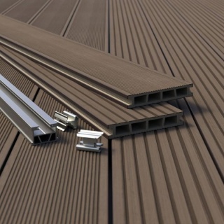 Deck WPC, Bergdeck Pure, culoare nuc, BP1003, 25x150x2400 mm 4