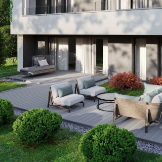 Deck WPC, Bergdeck Pure, culoare antracit, BP1001, 25x150x2400 mm 7