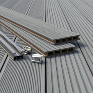 Deck WPC, Bergdeck Pure, culoare antracit, BP1001, 25x150x2400 mm 4