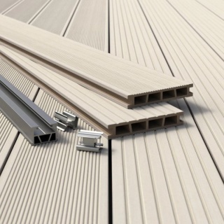 Deck WPC, Bergdeck Toscana, culoare pin, BI0004, 25x150x2400 mm 4