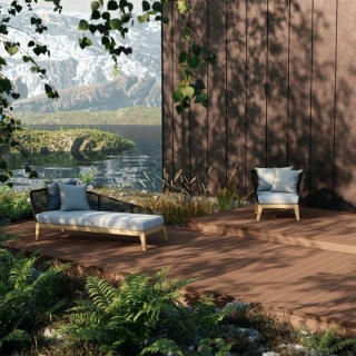 Deck WPC, Bergdeck Scandinavia, Kastan, BS0003, 25x150x2400 mm 7