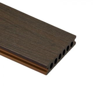 Deck WPC bicolor Bergdeck W138, Teak/Nuc, BB0021, 2900x138x23 mm 3