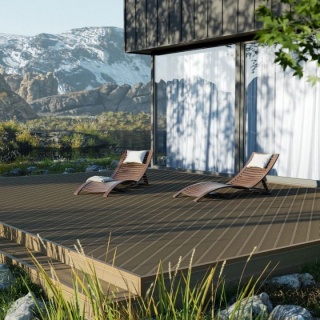 Deck WPC, Bergdeck Scandinavia, Ek, BS0004, 25x150x2400 mm 7