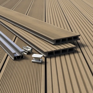 Deck WPC, Bergdeck Scandinavia, Ek, BS0004, 25x150x2400 mm 4