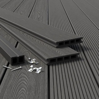 Deck WPC, Bergdeck S140, culoare gri, BB1103, 2200x140x25 mm 4