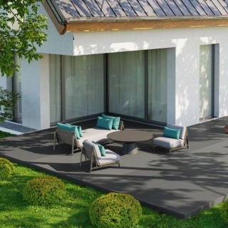 Deck WPC, Bergdeck S140, culoare gri, BB1103, 2200x140x25 mm 7