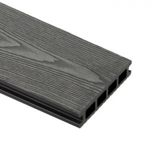 Deck WPC, Bergdeck S140, culoare gri, BB1103, 2200x140x25 mm 2