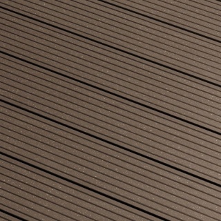 Deck WPC, Bergdeck B140, periat, culoare nuc, BDE003, 2200x140x22 mm 6