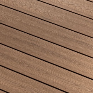 Deck WPC, Bergdeck S140, culoare teak, BB1104, 2200x140x25 mm 5