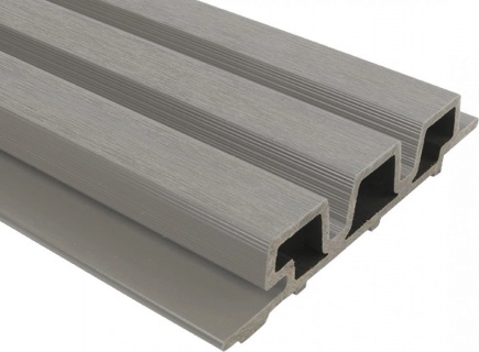 Lambriu WPC, profil riflaj, culoare Gri Deschis, 33x170x2900 mm, WEO35-GD 1
