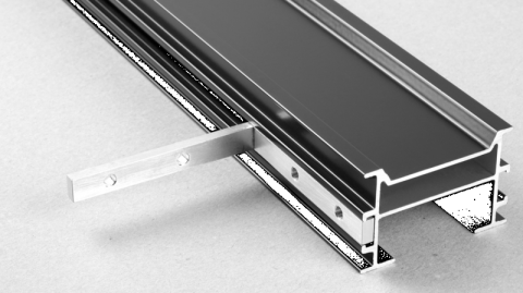 Coltar/vinclu substructura aluminiu Relo E, 25 buc/set, surub inclus 2