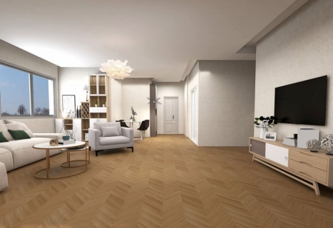 Pardoseala SPC, Compozit Vinil cu Piatra, chevron, Oak Yellowstone, 690x120x6/0.55mm, WINCHE-1228/0 5