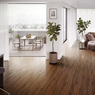 Parchet SPC, Compozit Vinil cu Piatra (parchet pietrificat), Rigid Oak Calypso, Maro inchis, 180x1220x5/0.55 mm, WINRGD-1065/0 4