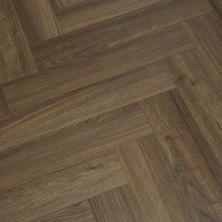 Pardoseala SPC, Compozit Vinil cu Piatra (parchet pietrificat), Walnut Brighton, Herringbone, 625x125x5.5/0.5mm, WINHER-1183/0 2