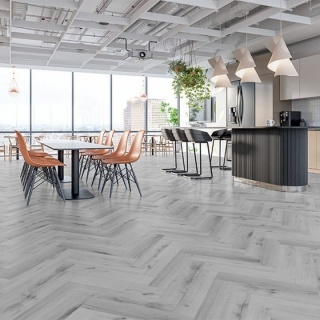 Pardoseala SPC, Compozit Vinil cu Piatra (parchet pietrificat), Oak Dublin, Herringbone, 625x125x5.5/0.5mm, WINHER-1165/0 4