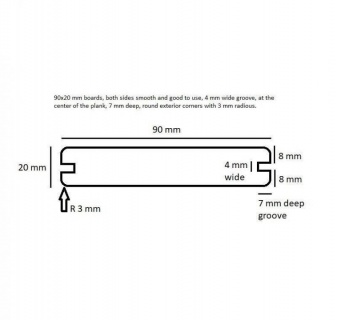 Deck Ipe, Lemn Exotic Terasa, 20x90x1500-3000 mm, D-IPEA 4
