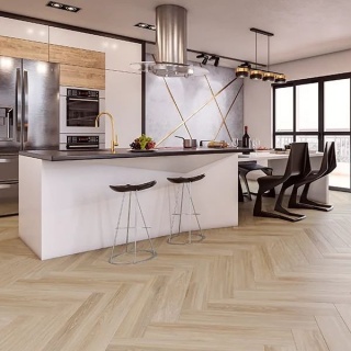 Pardoseala SPC, Compozit Vinil cu Piatra (parchet pietrificat), Aurora Oak Larvik, Herringbone, 740x148x6/0.5mm, AURHER-6002/0 3