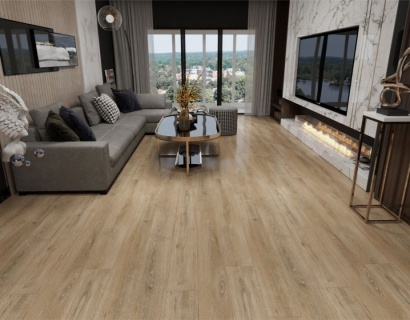 Parchet SPC, Floorigo, Oak Modern Beige, 1220x228x5/0.55mm, SPC0010-00 2