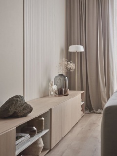 Riflaj decorativ Vox Linerio S-Line, alb, 2650x122x12 mm 3