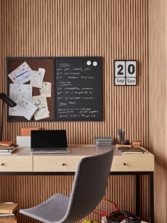 Riflaj decorativ Vox Linerio S-Line, natural, 2650x122x12 mm 3