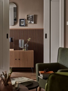 Riflaj decorativ Vox Linerio S-Line, mocca, 2650x122x12 mm 6
