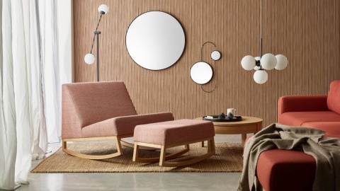 Riflaj decorativ Vox Linerio S-Line, natural, 2650x122x12 mm 2