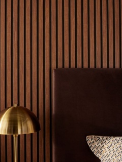 Riflaj decorativ Vox Linerio M-Line, mocca, 2650x122x12 mm 3