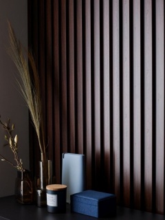 Riflaj decorativ Vox Linerio M-Line, chocolate, 2650x122x12 mm 8