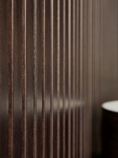 Riflaj decorativ Vox Linerio M-Line, chocolate, 2650x122x12 mm 6