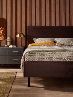 Riflaj decorativ Vox Linerio M-Line, mocca, 2650x122x12 mm 2
