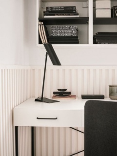 Riflaj decorativ Vox Linerio L-Line, alb, 2650x122x21 mm 5
