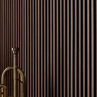 Riflaj decorativ Vox Linerio L-Line, chocolate, 2650x122x21 mm 2