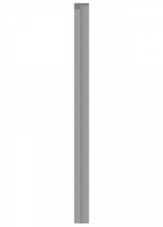 Profil stanga riflaj decorativ Vox Linerio S-Line, 2650x28x12 mm 2