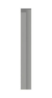 Profil stanga riflaj decorativ Vox Linerio L-Line, 2650x61x21 mm 2