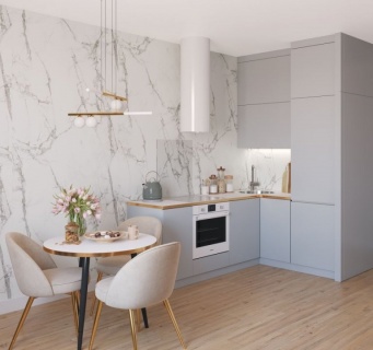 Panou decorativ SPC, Vilo Calacatta Snow, 600x1200x4 mm 2