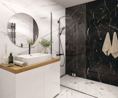 Panou decorativ SPC, Vilo Calacatta White, 600x1200x4 mm 2