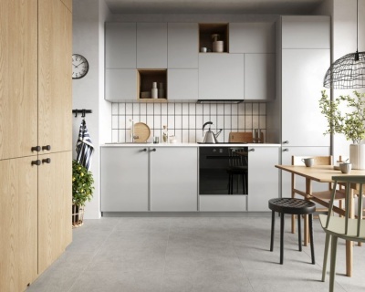 Pardoseala SPC, decor piatra, Vilo Concrete Light, 600x600x5/0.55 mm 3