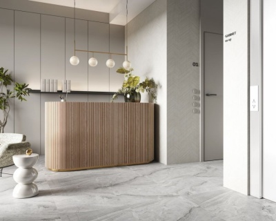 Pardoseala SPC, decor piatra, Vilo Ash Grey, 600x600x5/0.55 mm 3