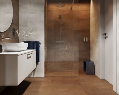 Pardoseala SPC, decor piatra, Vilo Rusty, 600x600x5/0.55 mm 3