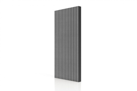 Placă de gard 3D, din compozit de lemn și plastic WPC, culoare gri inchis, 150 x 20 mm, lungime 2m sau 4 m 6