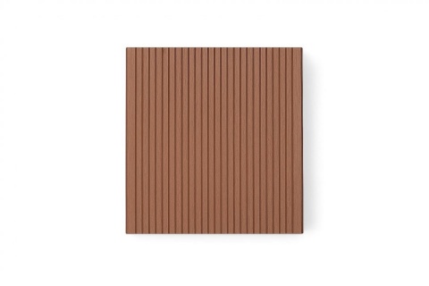 Placă Deck 3D Maro din WPC 145x24mm, L 3800mm, Structura cu Gol Rotund pentru Rezistenta Sporita. 5