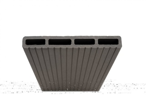 Placă de gard 3D, din compozit de lemn și plastic WPC, culoare gri inchis, 150 x 20 mm, lungime 2m sau 4 m 7