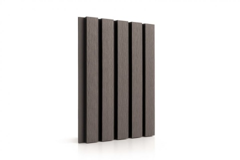 Riflaj canelat WPC negru, Dimensiune: 220x26mm, Lungime: 3600mm, cod: 60-531 2