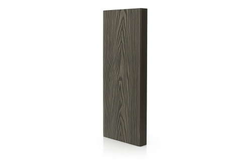 Placă de gard 3D, din compozit de lemn și plastic WPC, culoare gri inchis, 150 x 20 mm, lungime 2m sau 4 m 5