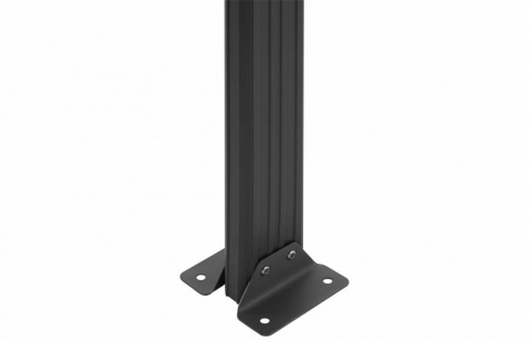 Copertina auto ALFA din aluminiu cu policarbonat, carport, 3050 x 5030 mm, Gri antracit RAL 7016 6