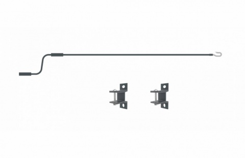 Marchiză/Copertină retractabilă PREMIUM, manuală cu braț articulat 3x2,5 m poliester dungi, aluminiu 5