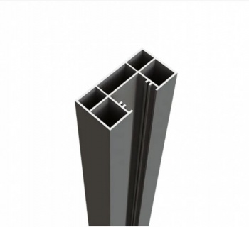 Cadru gard tip C, 1500mm, Multifunctional Ranforsat, 30x60mm, Aluminiu, gri antracit, 23-220/1.5 1
